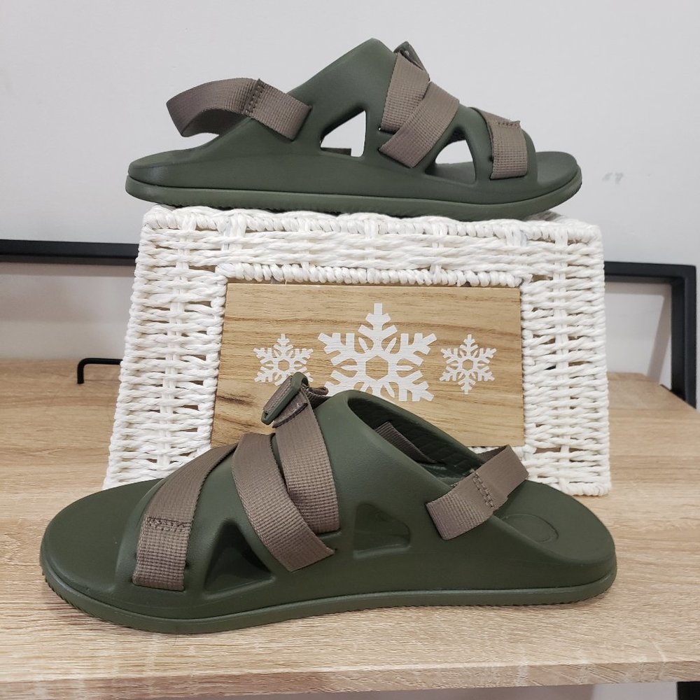 Chaco Men's Chillos Sports Sandal Size US 8 UK 7 Green Moss